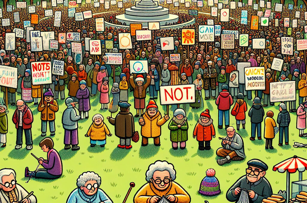 Protesters Rally Against Democracy: A Weekend Hobby