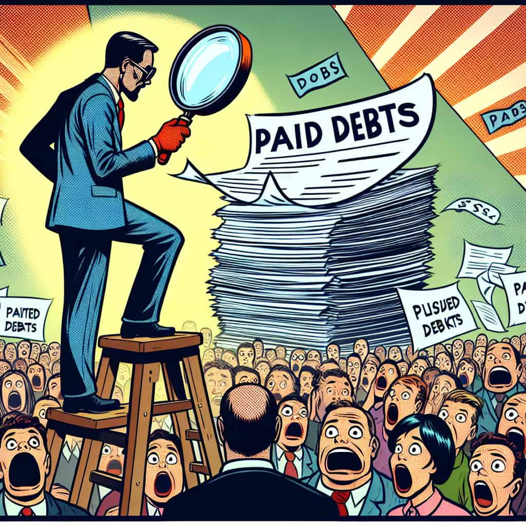 dalle-91436e0b.jpg A whimsical comic book panel depicting a political figure's IRS nominee in a dramatic and satirical scene.