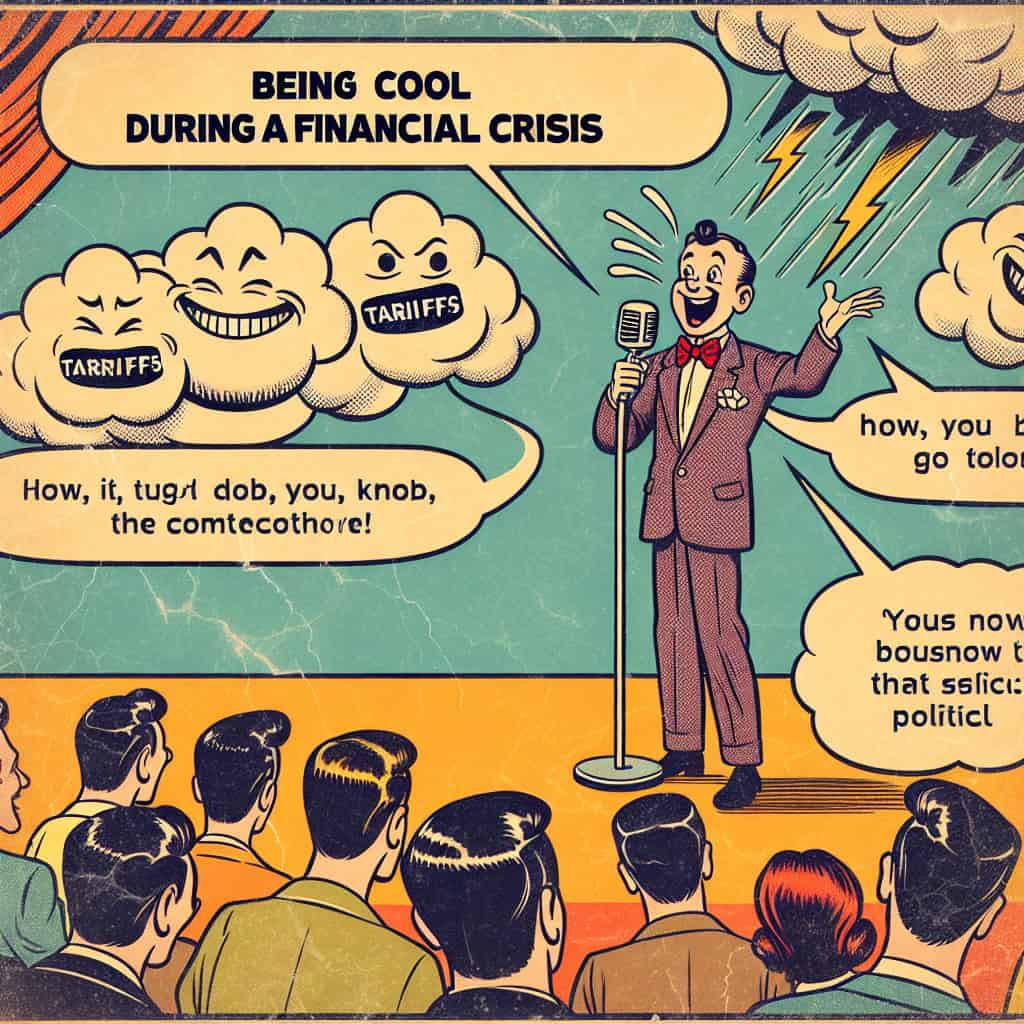 Cartoon image of Stephen Colbert humorously lecturing about a political figure.