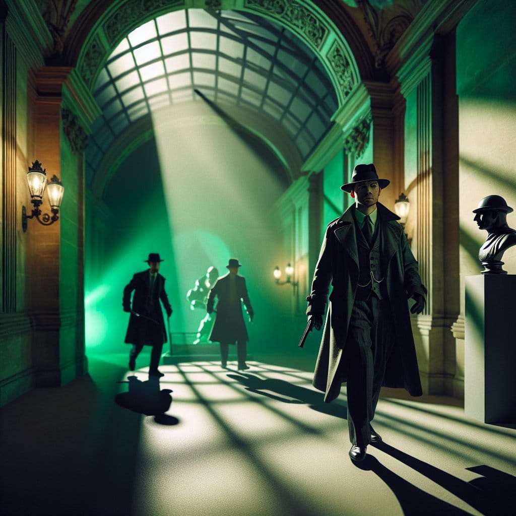 Illustration of Louvre Heist: Liberals' Dream of 'Lupin' Comes True