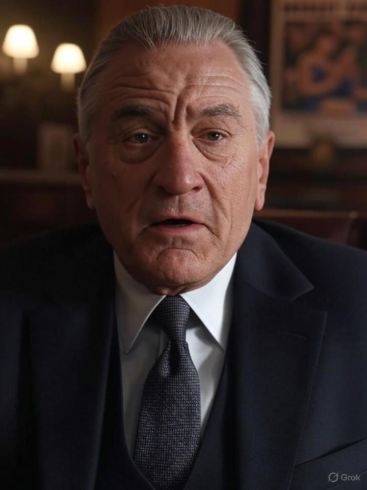 Illustration of De Niro's Tantrum: 'No Kings' Except Hollywood Elites?
