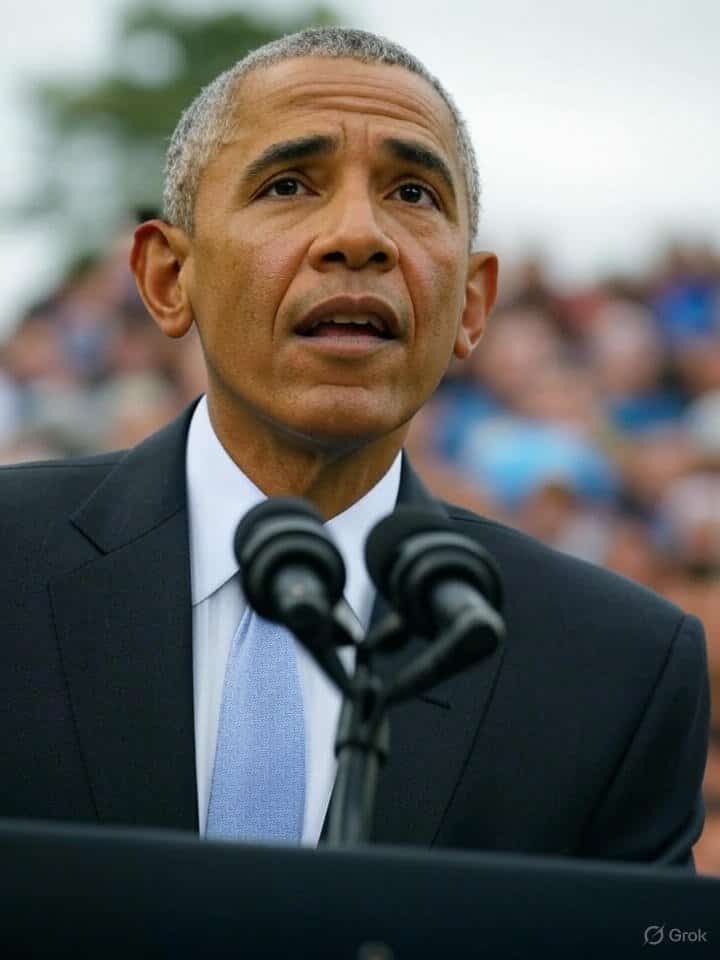 Illustration of Obama's Desperate Plea for Spanberger: Mocking Trump Won't Save Democrats