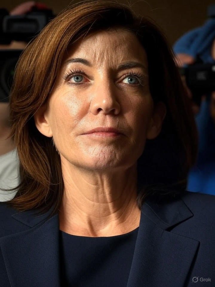 Illustration of Hochul's Hypocrisy: Trashing Stefanik While Endorsing a 'Jihadist'