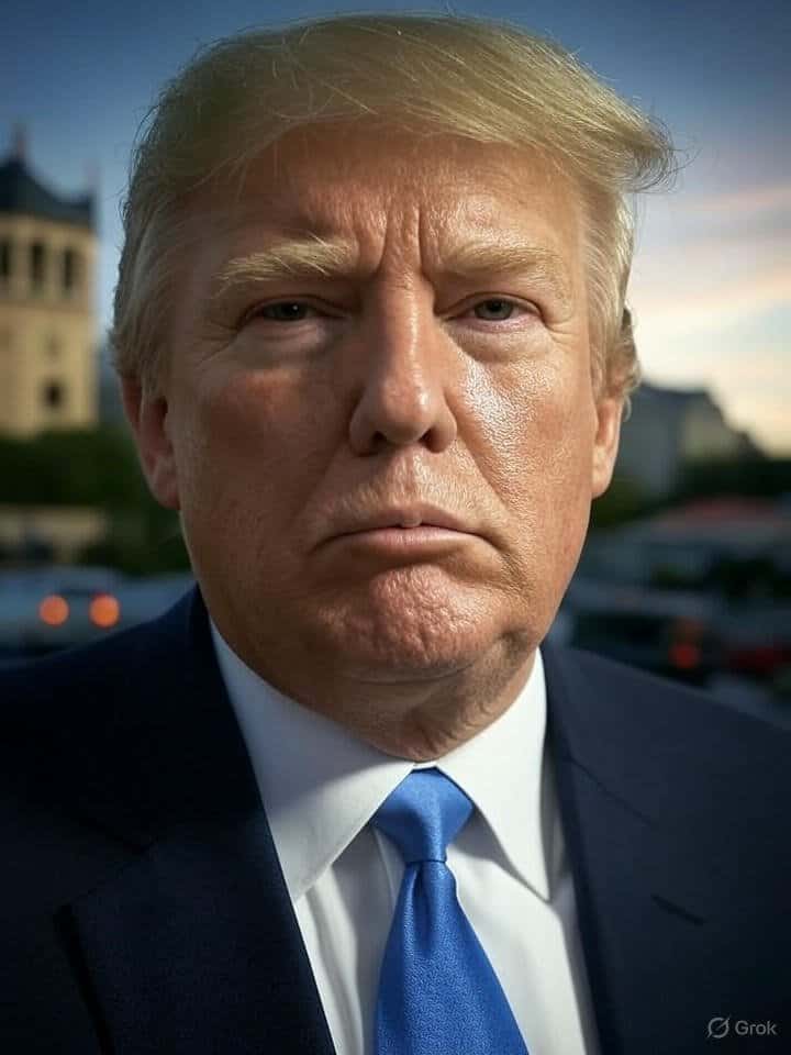 Illustration of Trump Threatens 'Guns-a-Blazing' Assault on Nigeria