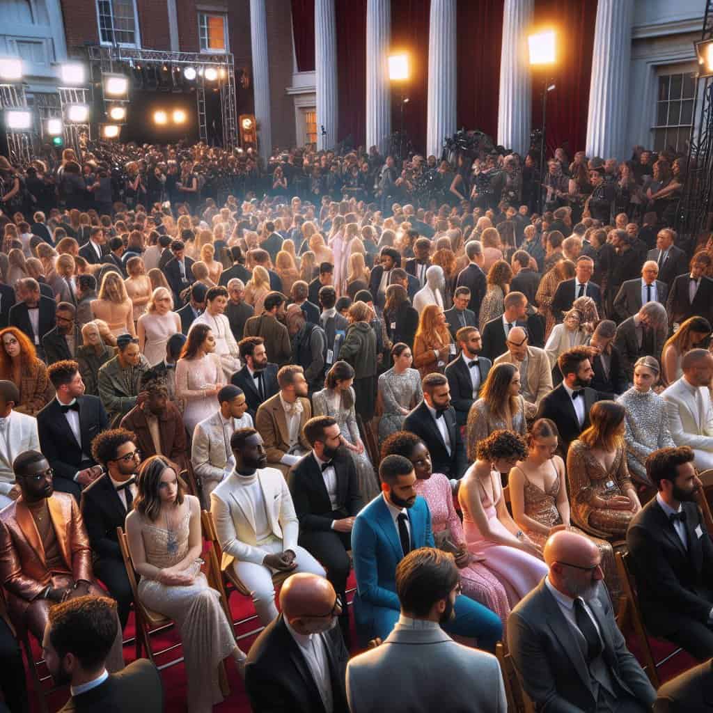 Illustration of Woke Oscars: Hollywood's Diversity Parade