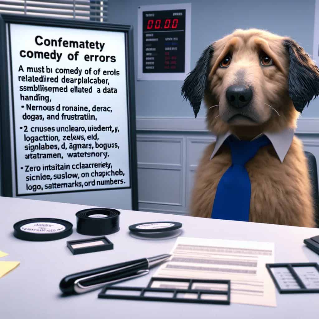 Illustration of DOGE's Alleged Data Debacle: A Comedy of Errors