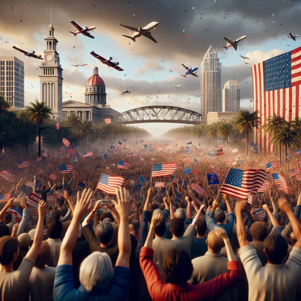 Illustration of Democrats Flip Florida Seat: A Liberal Fantasy Land