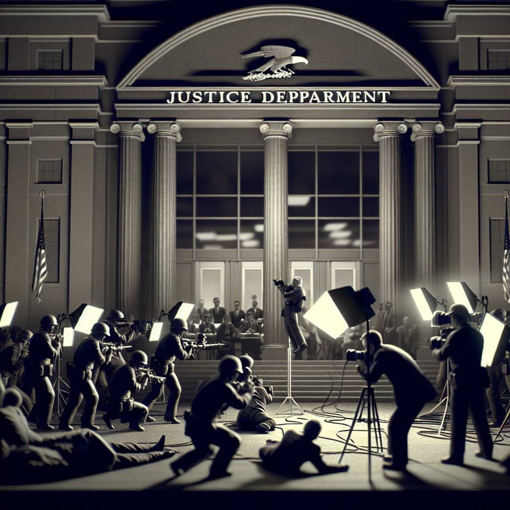 Illustration of Justice Dept. Smacks Down Anthropic's Whining