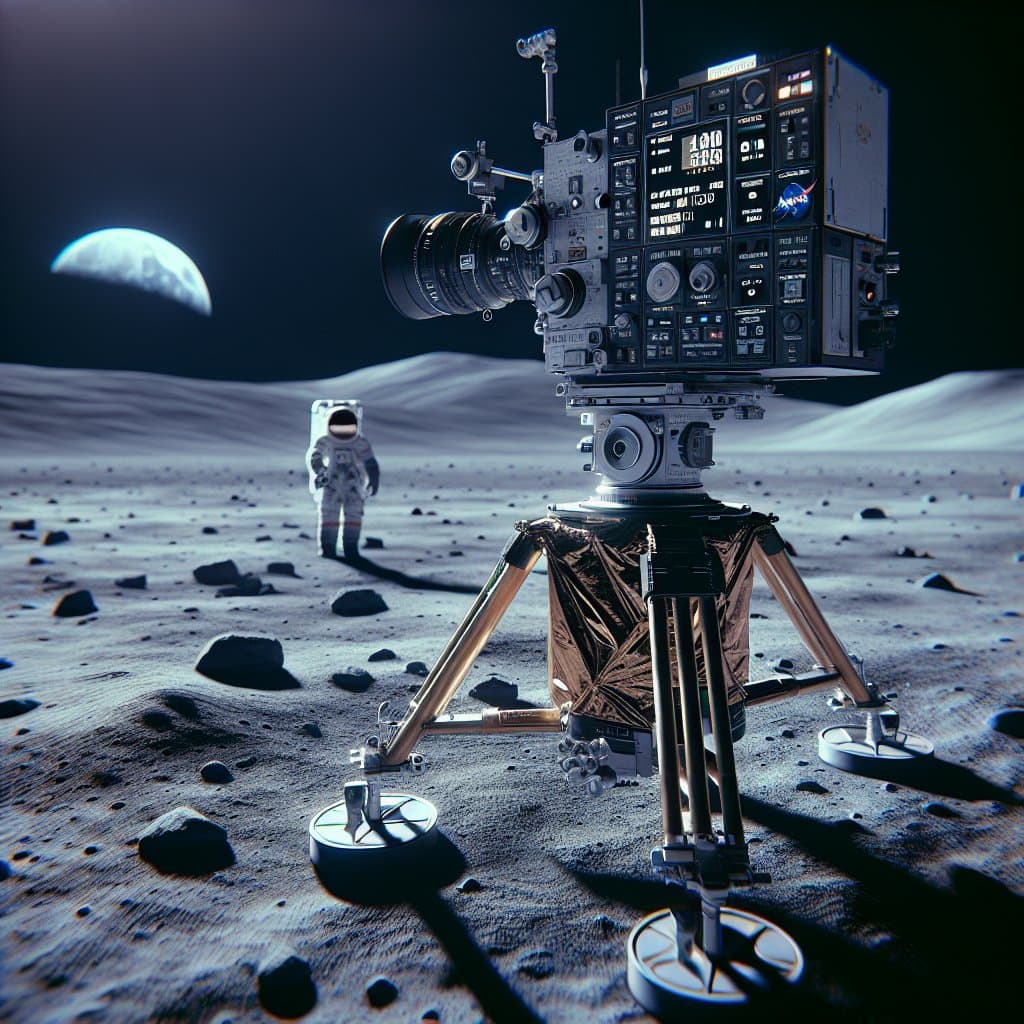 Illustration of NASA's April Fools' Moon Mission: Artemis II