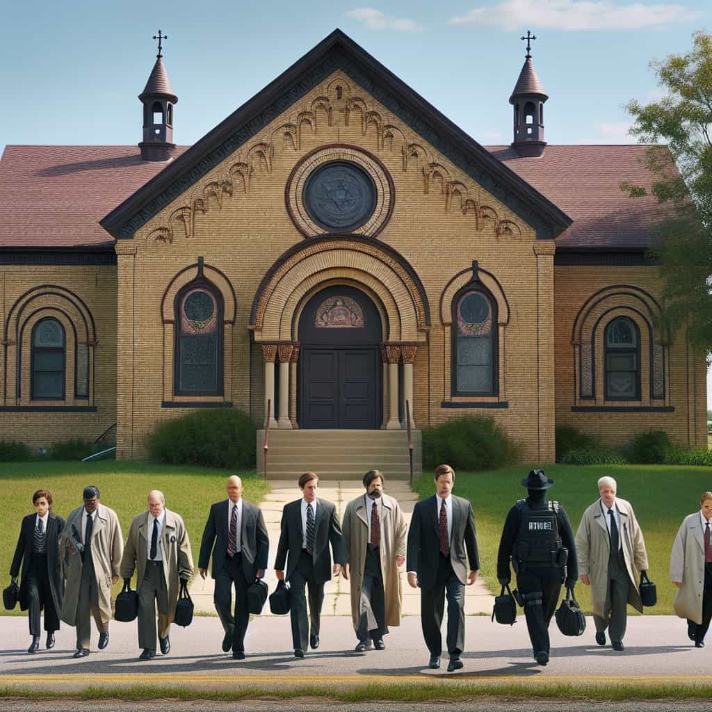 Illustration of FBI Takes Over Michigan Synagogue Attack Probe