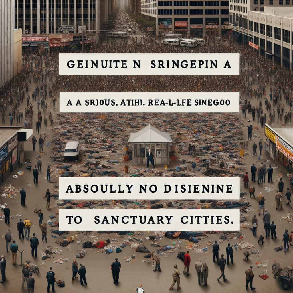 Illustration of Mullin's Bold Plan to Punish Sanctuary Cities