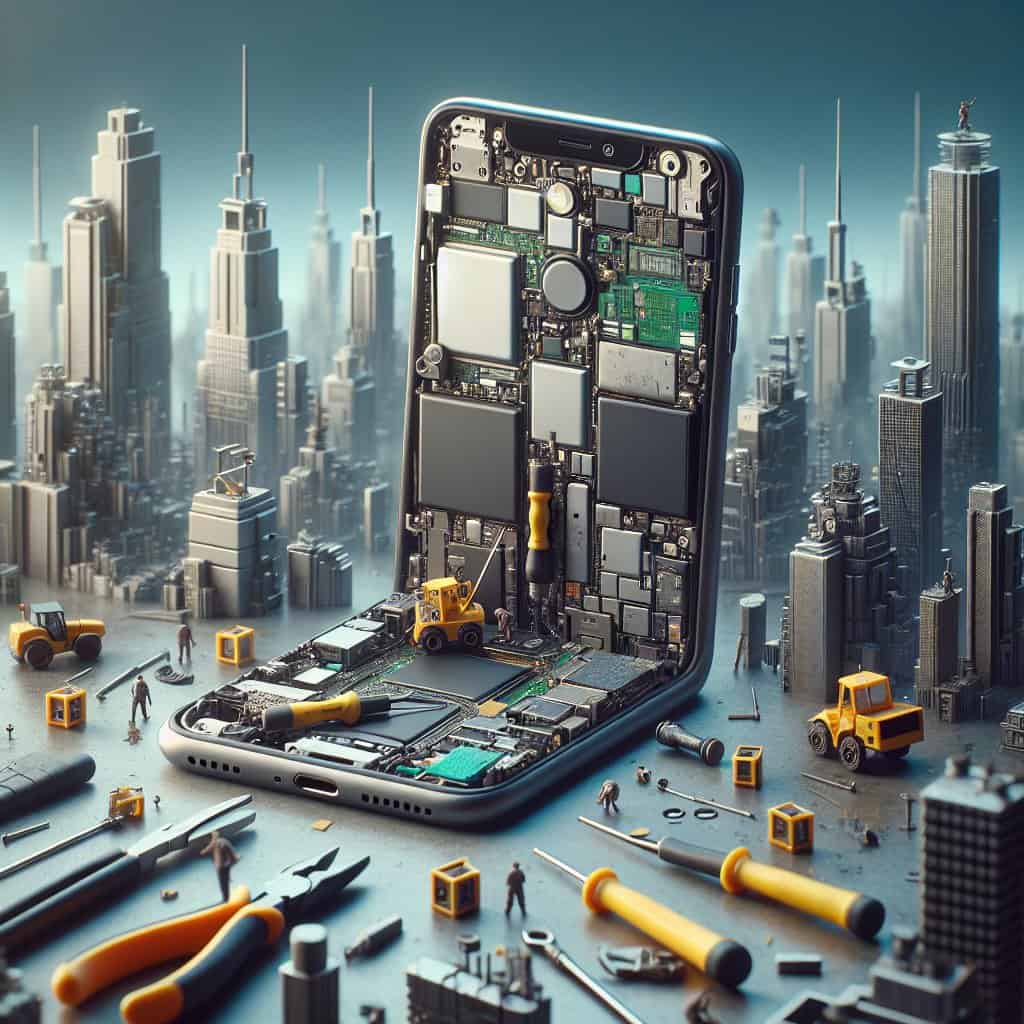 Illustration of iPhone Repairability: A Liberal Dystopia