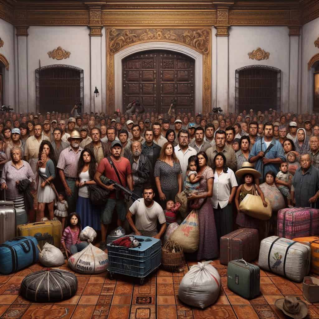 Illustration of Salvadorans Deported: The Liberal Outrage Machine at Work