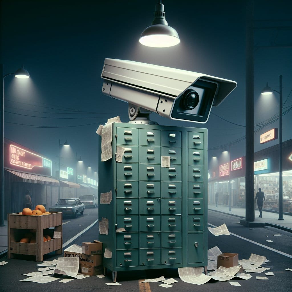 Illustration of ICE's Spyware: Big Brother's New Toy