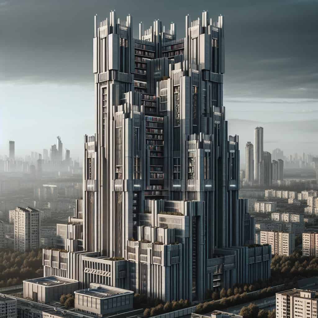Illustration of Trump's New Tower: A Liberal Nightmare