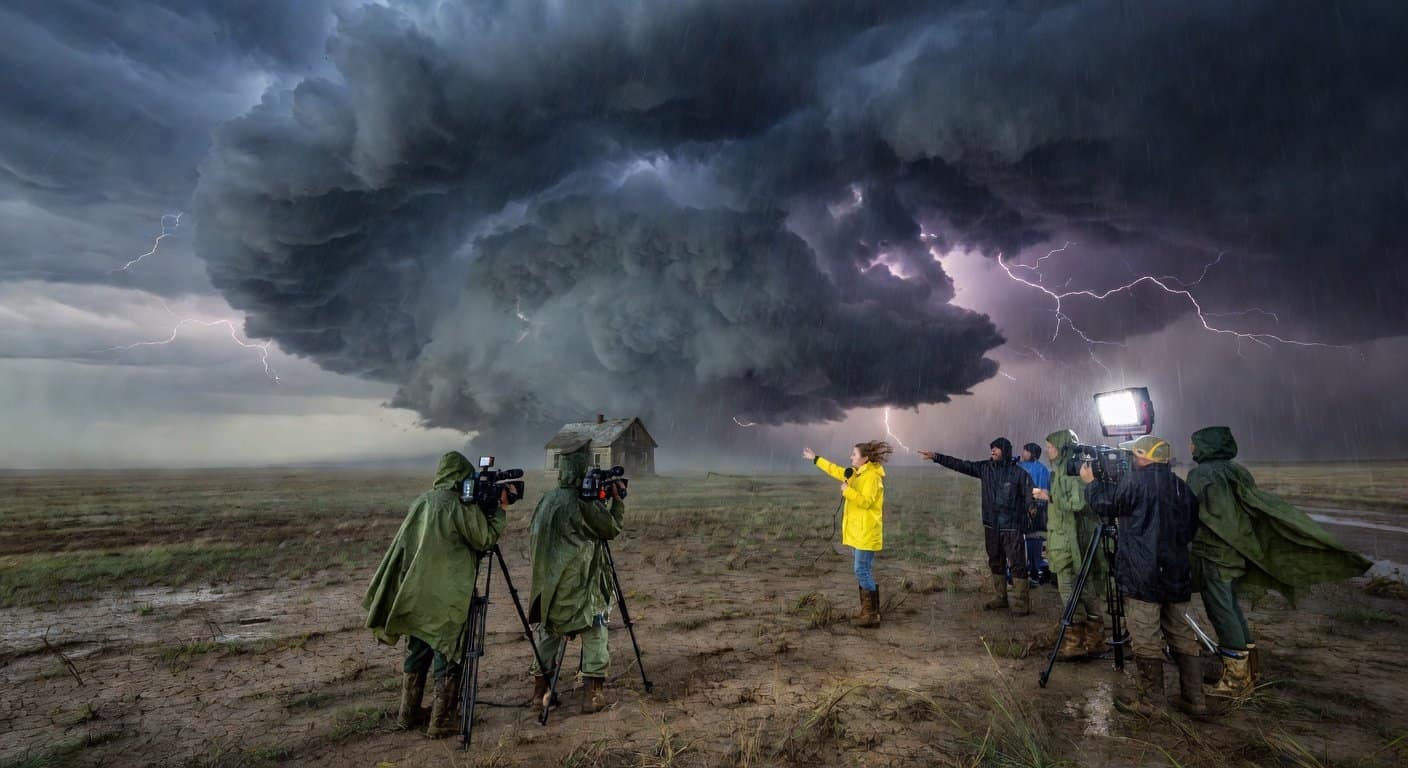 Illustration of Midwest Squalls: Another 'Crisis' Manufactured for Your Consumption