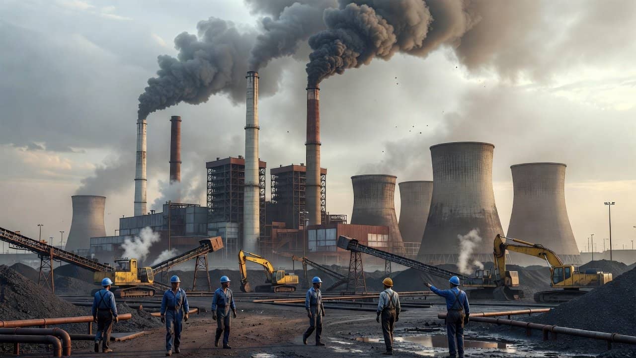 Illustration of EPA Finally Frees Coal Plants from Biden's Water Rules